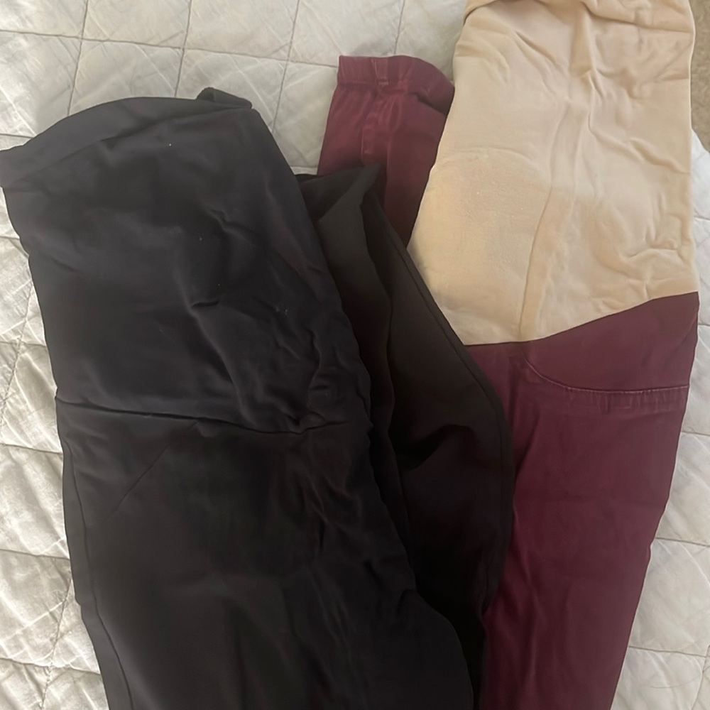 Maternity stretchy work pants